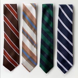 Lot of Vintage Stripe Ties